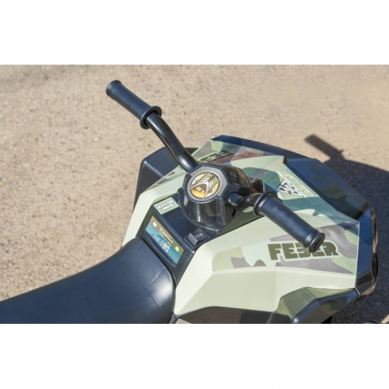 Keturratis elektrinis automobilis 12VBoxer Moro FEBER