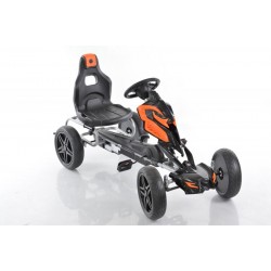 Keturratis Go-Kart 1504, juodas (5-12 metų)