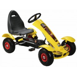 Keturratis Go-Kart F618, geltonas (4-10 metų)
