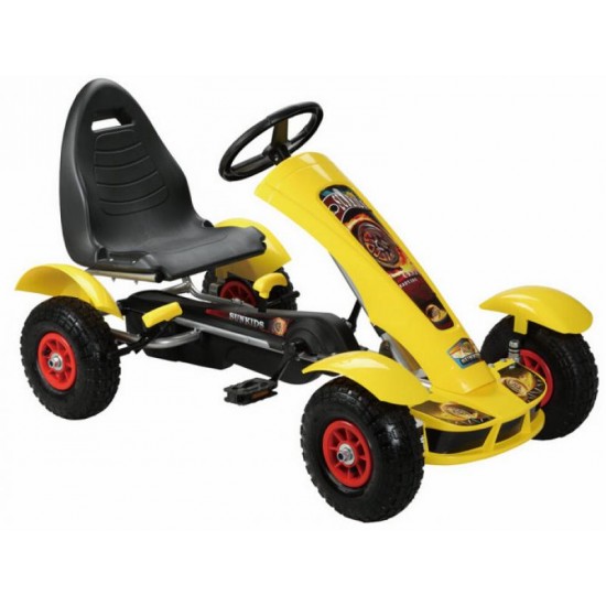 Keturratis Go-Kart F618, geltonas (4-10 metų) Keturratis Go-Kart F618, geltonas (4-10 metų)
