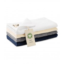 Kilpinis rankšluostis Malfini Organic navy blue 50x30 cm. Ekologiškos medvilnės