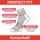 Kojinės Quarter Fitness AirGrip Sneaker ChiliLifestyle 3 Poros