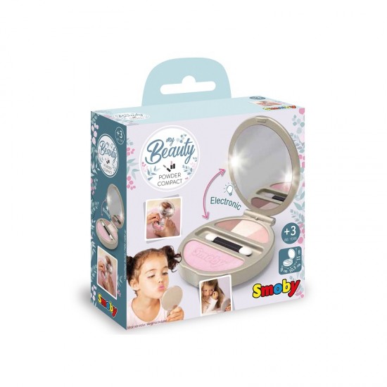 Kompaktiškas pudros rinkinys su veidrodėliu ir šviesa SMOBY My Beauty