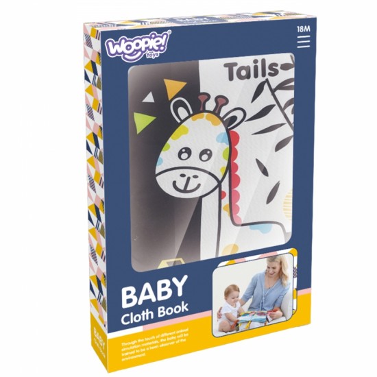 Kontrastinė sensorinė knyga kūdikiams WOOPIE BABY
