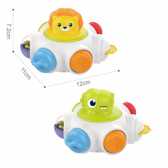 Kosminės raketos veikla - lavinamasis sensorinis kubas 18 mėn.+ WOOPIE BABY