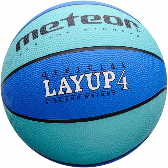 Krepšinio Kamuolys Meteor Layup 4 Mėlynas 07028