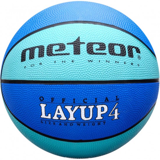 Krepšinio Kamuolys Meteor Layup 4 Mėlynas 07028