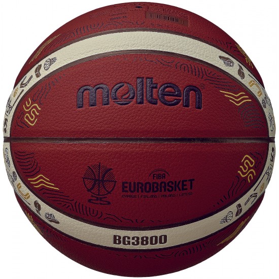Krepšinio kamuolys MOLTEN B7G3800-E5Z Eurobasket 2025
