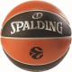 Krepšinio Kamuolys Spalding NBA Eurolyga IN/OUT Oranžinė-Juoda TF-500 84002Z/77101Z 7 Dydis