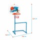 Krepšinio Tinklo ir Futbolo Vartų Rinkinys + Kamuolys WOOPIE 2-in-1 Krepšinio Tinklo ir Futbolo Vartų Rinkinys + Kamuolys WOOPIE 2-in-1