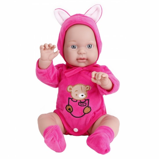 Kūdikio lėlė meškiuko kostiume 46 cm WOOPIE