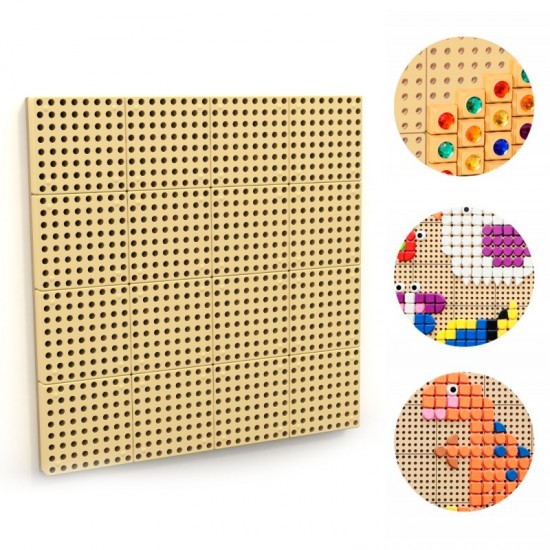 Kūrybinė mokslo lenta su sienele ir tvirtinimo plokšte 80 x 80 (cm) MASTERKIDZ STEM