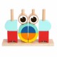 Kūrybingi mediniai 3D kosminiai kaladėlės krabas TOOKY TOY