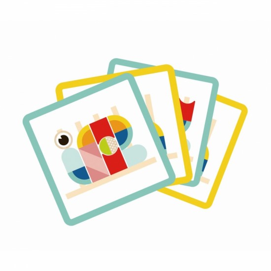 Kūrybingi mediniai 3D kosminiai kaladėlės krabas TOOKY TOY