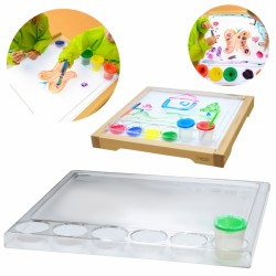 Kvadratinis piešimo padėklas MASTERKIDZ Montessori