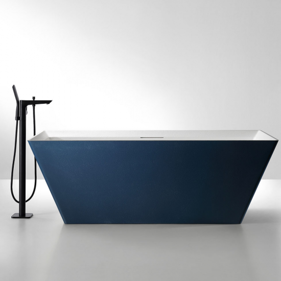 Laisvai Pastatoma Akmens Masės Vonia AMUE-001PBW 170x75 cm. Laisvai Pastatoma Akmens Masės Vonia AMUE-001PBW 170x75 cm.