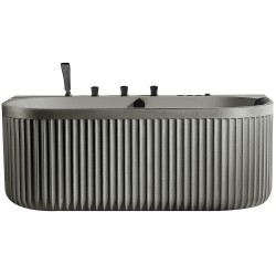 Laisvai pastatoma prie sienos montuojama SPA vonia su hidromasažu AMUE-A005G 170x80x63 cm