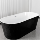 Laisvai stovinti griovelių vonia AMO-T1003B-150 150x75x58 cm