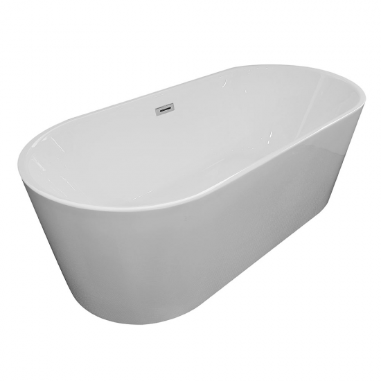 Laisvai stovinti ovali vonia AMO-1020D 170x80x58 cm