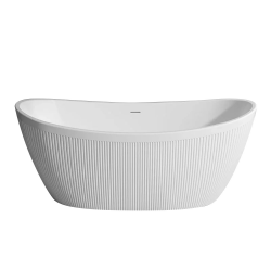 Laisvai stovinti ovali vonia su grioveliais AMO-1023D 170x80x68 cm