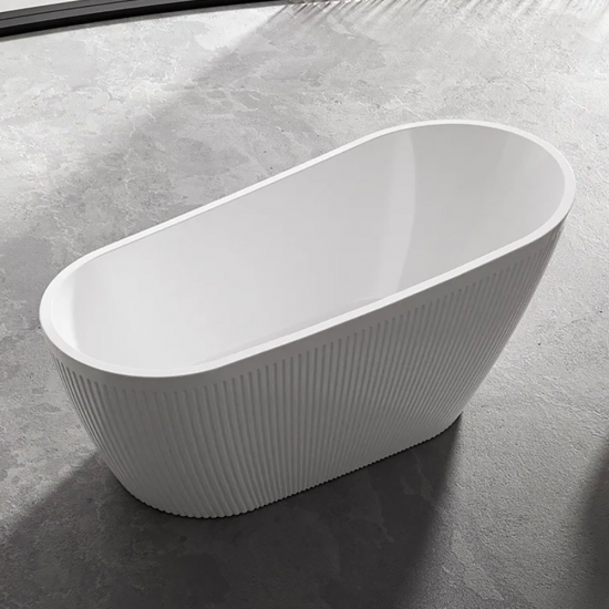 Laisvai stovinti ovali vonia su grioveliais AMO-1031D 170x80x72 cm