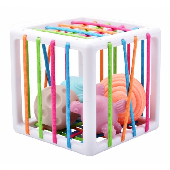 Lankstus sensorinis kubas WOOPIE Baby Sorter