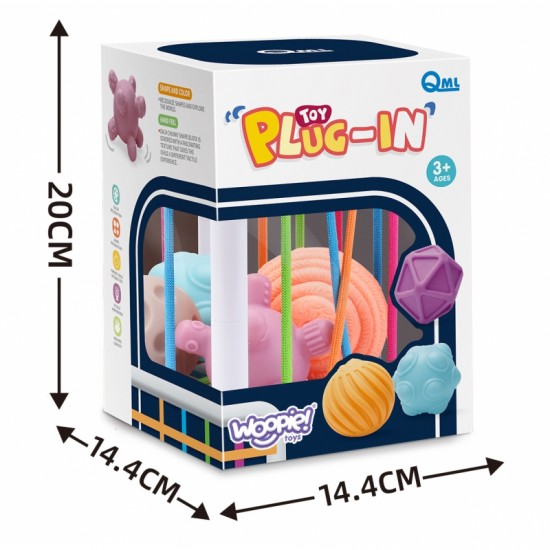 Lankstus sensorinis kubas WOOPIE Baby Sorter