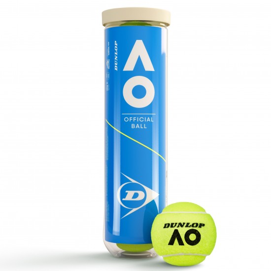 Lauko teniso kamuoliukai DUNLOP AUSTRALIAN OPEN 4vnt