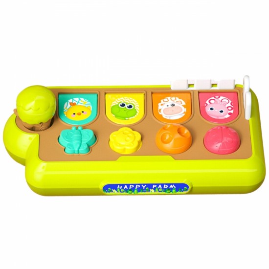 Lavinamasis žaislas „Iššokantys gyvūnai“ Laimingas ūkis WOOPIE BABY