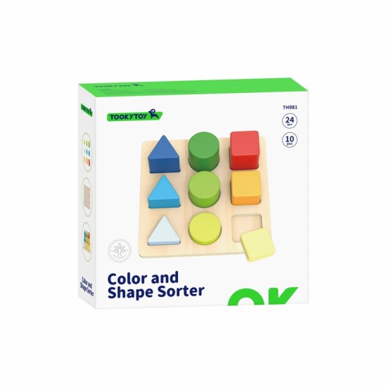 Lavinamoji geometrinių formų dėlionė TOOKY TOY