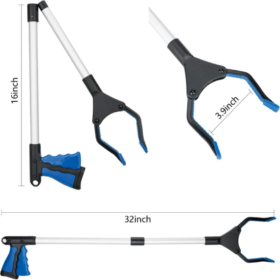 Lazdelė - Griebtuvas KASMAN Picker Daiktams Pakelti, 83cm, Mėlyna