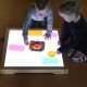 LED šviesos skydelis, keičiantis spalvą su nuotolinio valdymo pultu MASTERKIDZ