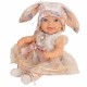 Lėlė 24 cm su zuikio suknele ir kepure WOOPIE ROYAL