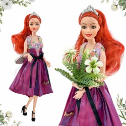 Lėlė 32 cm - stilinga princesė su rožine suknele + aksesuarai WOOPIE ROYAL Emi