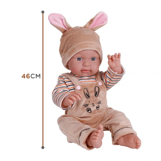Lėlė in Bunny Clothes 46 cm WOOPIE ROYAL