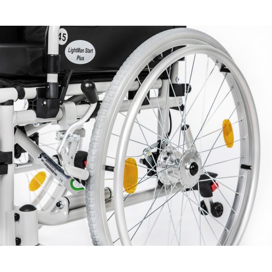 Lengvo Lydinio Neįgaliojo Vežimėlis Lightman Start Plus, Dydis 45 cm