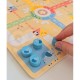 Loginiai stalo žaidimai 2 viename Ludo Ludo + Išlaisvinkite gyvūnus WOOPIE GREEN