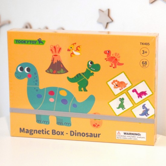 Magnetinė dėlionė Dinozaurų dėlionė TOOKY TOY