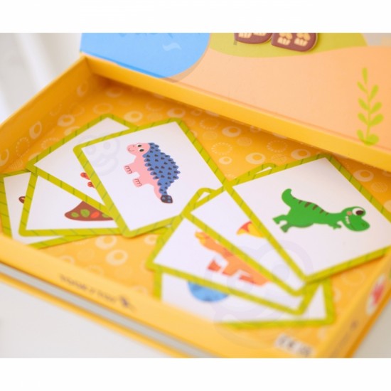 Magnetinė dėlionė Dinozaurų dėlionė TOOKY TOY