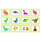 Magnetinė dėlionė Dinozaurų dėlionė TOOKY TOY