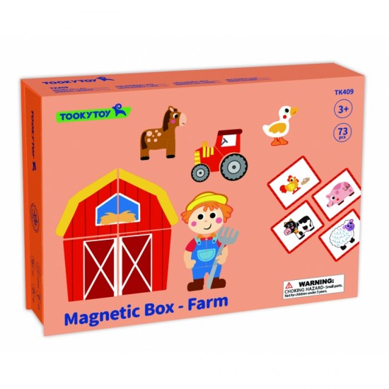 Magnetinė dėlionė Ūkio dėlionė TOOKY TOY