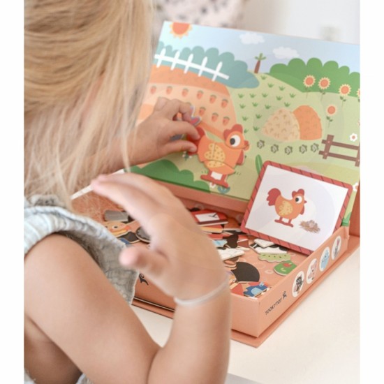 Magnetinė dėlionė Ūkio dėlionė TOOKY TOY