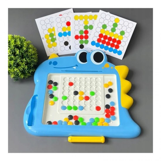 Magnetinė lenta vaikams Montessori MagPad dinozauras WOOPIE