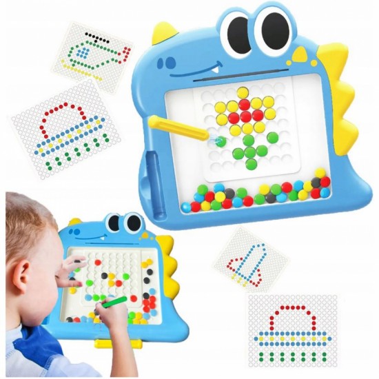 Magnetinė lenta vaikams Montessori MagPad dinozauras WOOPIE