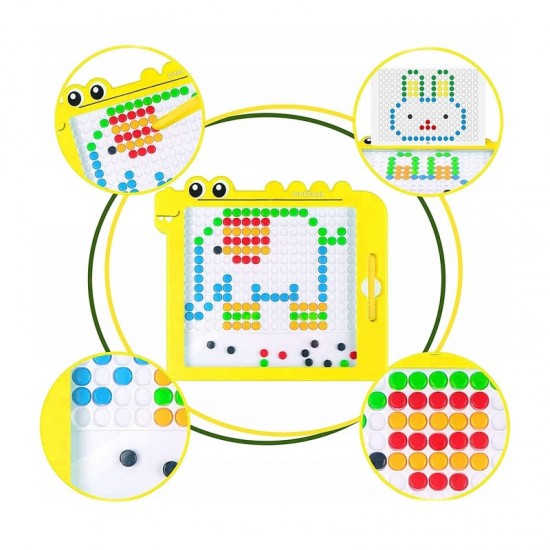 Magnetinė lenta vaikams Montessori MagPad dinozauras WOOPIE