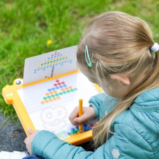 Magnetinė lenta vaikams Montessori MagPad dinozauras WOOPIE