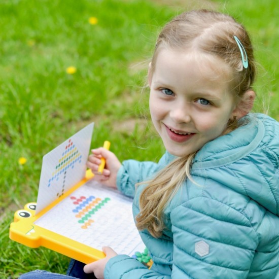 Magnetinė lenta vaikams Montessori MagPad dinozauras WOOPIE