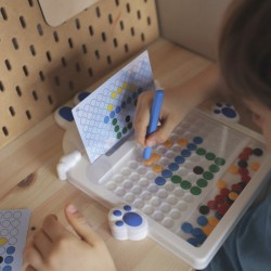 Magnetinė lenta vaikams Montessori MagPad triušis WOOPIE