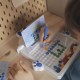 Magnetinė lenta vaikams Montessori MagPad triušis WOOPIE