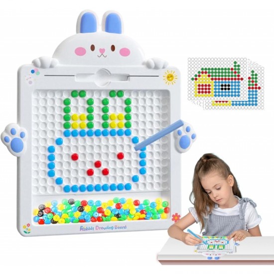 Magnetinė lenta vaikams Montessori MagPad triušis WOOPIE